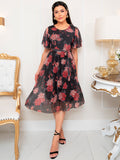 Vestido Midi Tule Leia