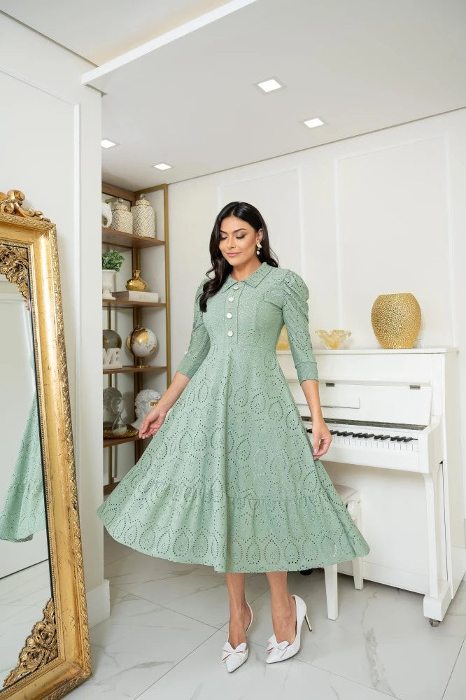 Vestido Midi Lese Cristal
