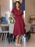 Vestido Midi Algodão 3 Marias