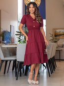 Vestido Midi Algodão 3 Marias