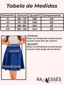 Saia Midi Crepe Godê