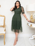 Vestido Midi Tule Miriam