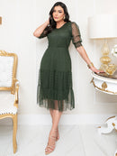 Vestido Midi Tule Miriam