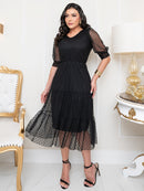 Vestido Midi Tule Miriam