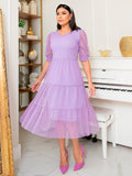 Vestido Midi Tule Miriam