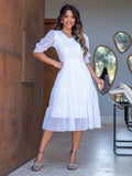 Vestido Midi Tule Miriam